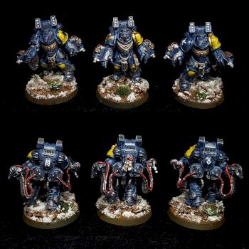 Primaris Aggressors Modded to Space Wolves Warhammer 40K by CroWarGamePainting