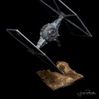 TIE Fighter Over Jakku - Shot 1 by redarmy27