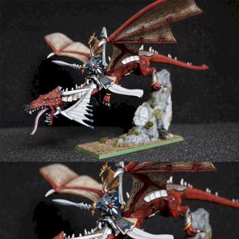 Dragonlord High Elves Warhammer Painted by ignaciovidal