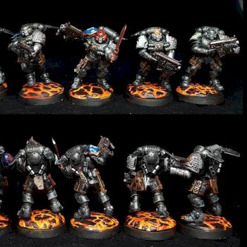 Primaris Combat Reivers Modded to Deathwatch Warhammer 40K by CroWarGamePainting