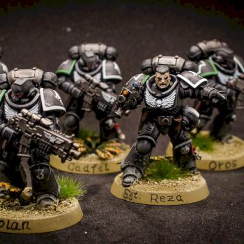 Ravenguard Intercessor Squad by antraker