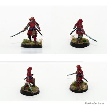 Katana Samurai - Ii clan warrior by MiniatureBrushwork