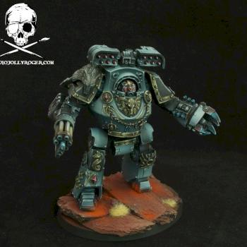 Space Wolves Contemptor Dreadnought by Jolly Roger Studio