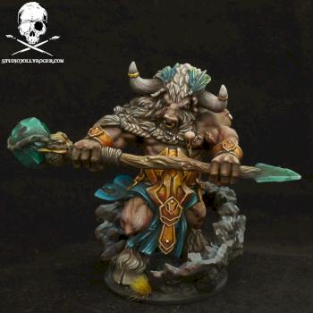 Judgment the Game Doenrakkar - Minotaur Shaman by Jolly Roger Studio