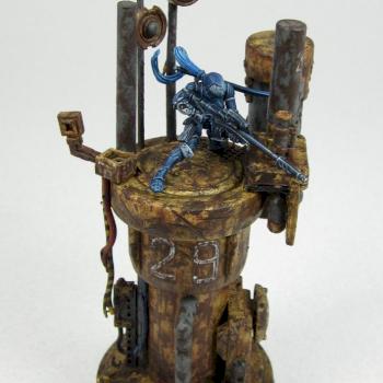 Infinity Ninja Sniper Diorama by Mon Skallywag