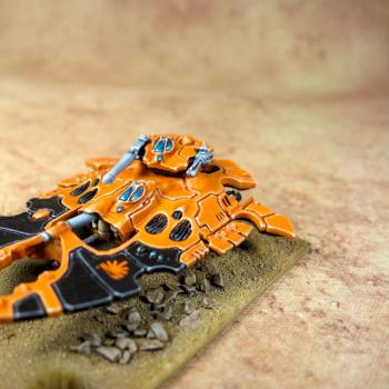 Epic Craftworld Lugganath Eldar Storm Serpent by EvilDave