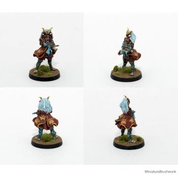 Samurai Hero - Ii clan warrior by MiniatureBrushwork