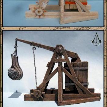 Scratch-built Gondor Trebuchet by TheAssasinsBrush