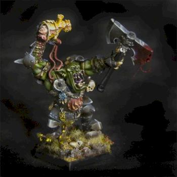 Grimgor ironhide warboss by Fallan