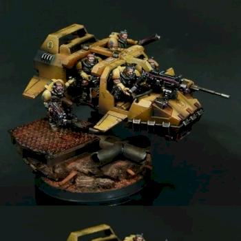 Landspeeder Storm - Gold 40k vehicule GD UK 2009 by akaranseth