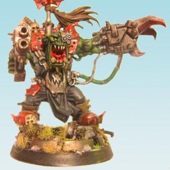 Black Reach Ork Warboss by Necroghast