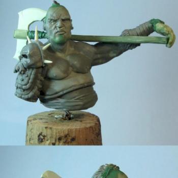 Marauder bust - green by Stefanino