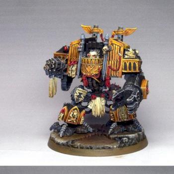 Black Templar Dradnought by Ghostpainter