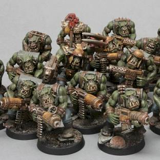 Bad Moon Orks Shootas by GriffinPainting