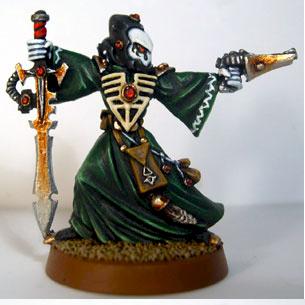 Eldar warlock by Brother Tom