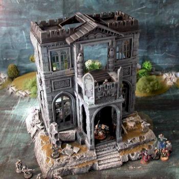 Gothic Manor ruin closeup by praetorian0 1