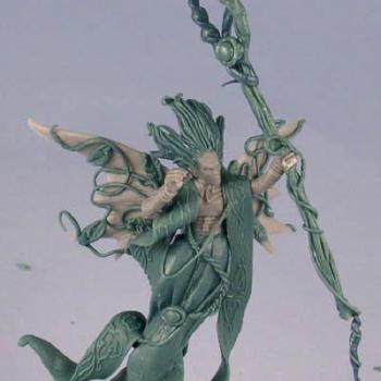 Warhammer Wood Elf Spellsinger - converted by Scibor