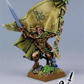 WARHAMMER Wood Elf Standard Bearer by Scibor