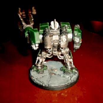 Dark Angels Dreadnought (converted) (rear) by Dreadnought