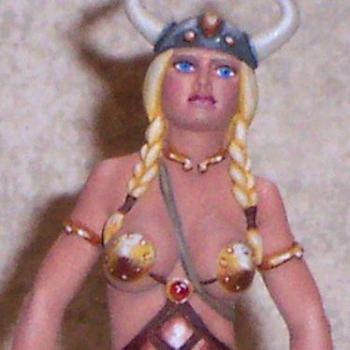 Phoenix SEXY FEMALE VIKING NMM PAINTED By NP by Nailpainter2003