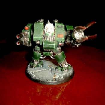 Dark Angels Dreadnought (converted) (front) by Dreadnought