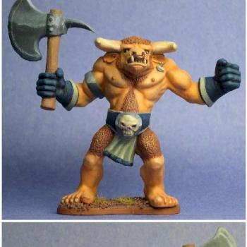 Warhammer Quest Minotaur by Wren