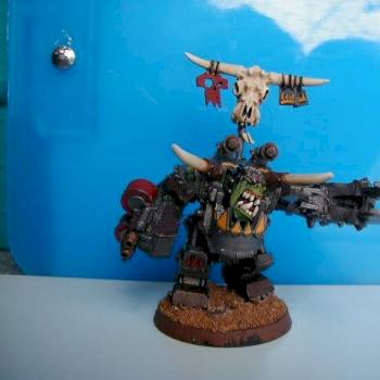 Ork Warboss in Mega Armor by Oldskool454