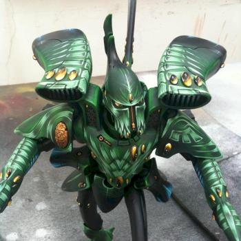 Eldar Revenant titan "ynnead Sistau" (Wisdom of Ynnead) front by krommeldar