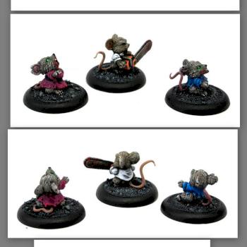 Reaper Miniatures Mousling Zombies and Zombie Hunter by The_Iron_Painter