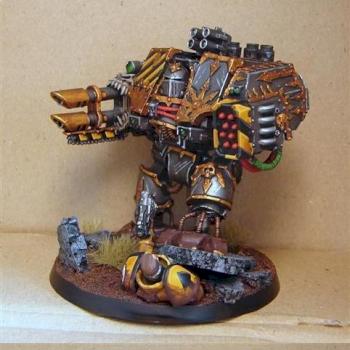 Iron Warriors Venerable Dreadnought by Stempe