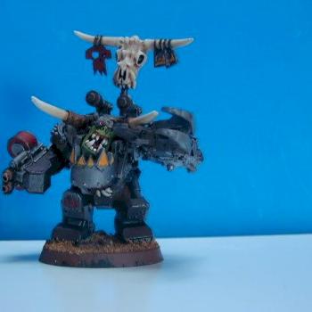 Ork Warboss in Mega Armor by Oldskool454