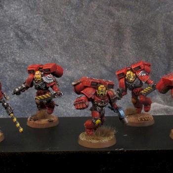 Blood Angels Assault Squad by rotaryluver