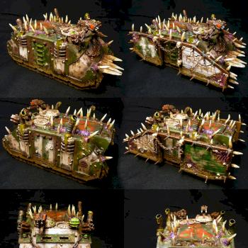 Death Guard Rhino with Extra Armour by Erebi