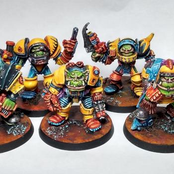 Ork Nob Mob by tomy