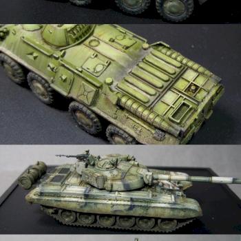 1/72 BTR-80 & T-72 MBT by Routaporsas