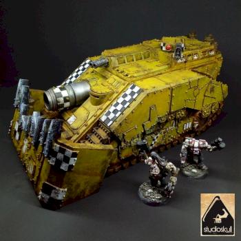 3D Printed Similar to Ork Kill Bursta/Kill Blasta Tank by philydorf