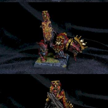 Khorne Lord on Juggernaut by Eusi