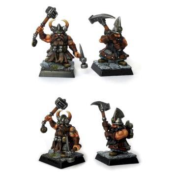 Mordheim Dwarfs Treasure Hunters Clansmen by nickname