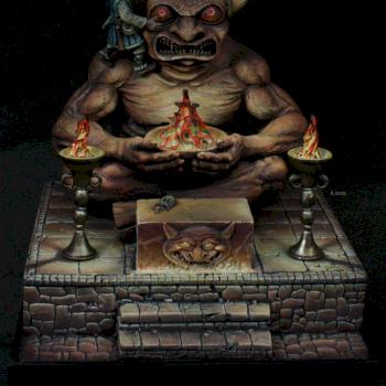 AD&D Demon Idol 2.0 by SaxonAngel