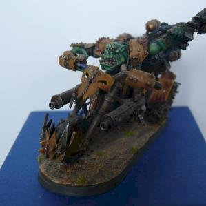 Warboss on Bike by Dictionaryeater