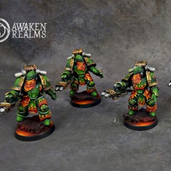 Space Marines Salamanders Pyroclasts by Awaken Realms