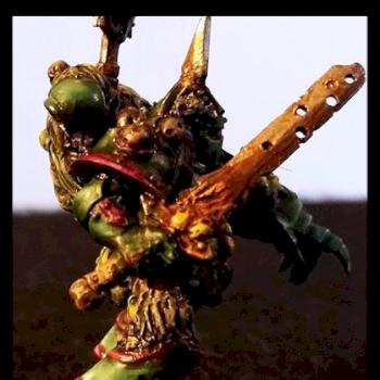 Epic Space Marine Nurgle Demon prince by yravalet