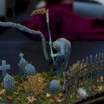 Cemetary diorama by albatros7522