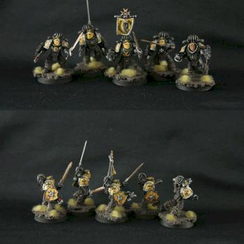 Imperial Fists Legion Templar Brethren Squad by Lemartes