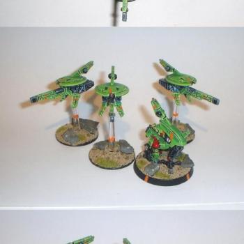 WH40k Tau Sniper Drone Team by Taliessin