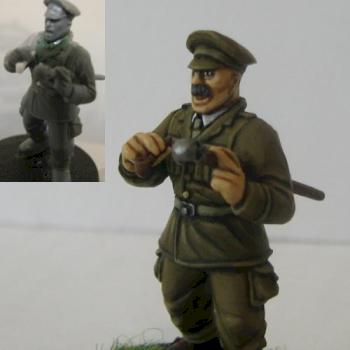 WW1-Style 'Britanican' Infantry Officer by Tyra Nid