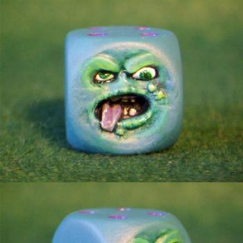 This is my own Monster Dice  - The Angry Dice. by smilie23