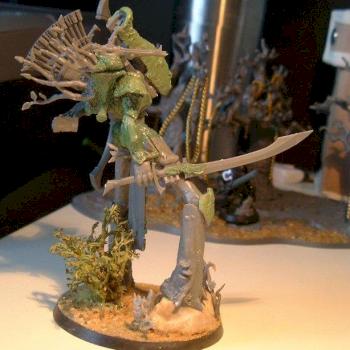 Wood Eldar Wraithlord Green by LadyFalcia