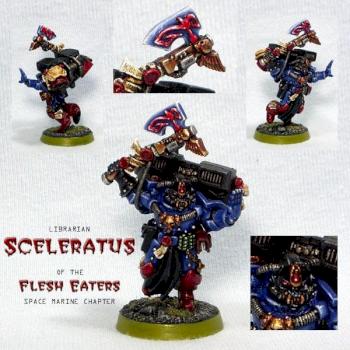 Librarian Sceleratus of the Flesh Eaters by Chaplain Desmodus