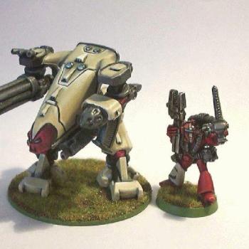 Marine Dreadnought and Techmarine  Custodian by Cytore